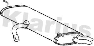 Klarius VW922E End Silencer VW922E: Buy near me at 2407.PL in Poland at an Affordable price!