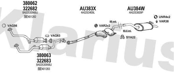 Klarius 940503U Uklad wydechowy 940503U: Atrakcyjna cena w Polsce na 2407.PL - Zamów teraz!