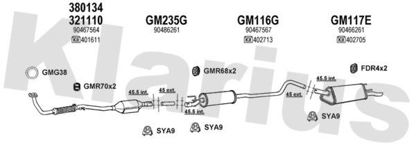  390582U Abgasanlage 390582U: Kaufen Sie zu einem guten Preis in Polen bei 2407.PL!