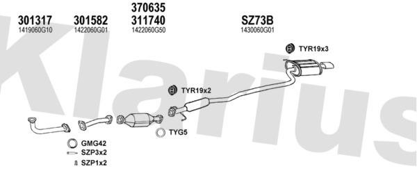  820089U Exhaust system 820089U: Buy near me in Poland at 2407.PL - Good price!