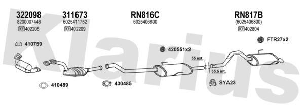 720848U Exhaust system 720848U: Buy near me in Poland at 2407.PL - Good price!