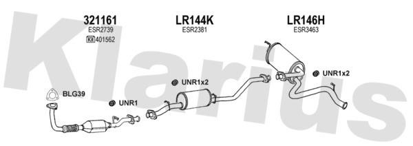  090163U Exhaust system 090163U: Buy near me in Poland at 2407.PL - Good price!