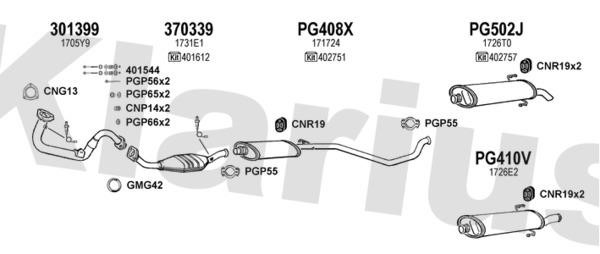 Klarius 630926U Abgasanlage 630926U: Kaufen Sie zu einem guten Preis in Polen bei 2407.PL!