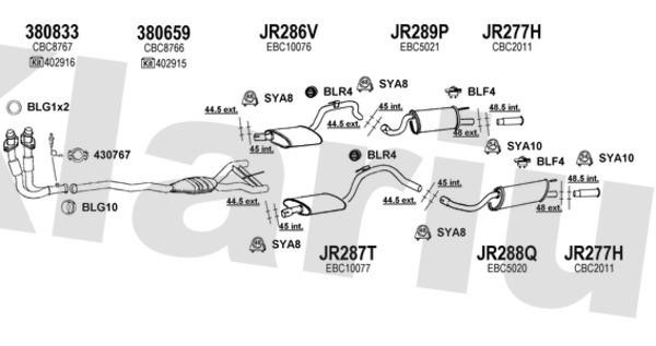  080195U Exhaust system 080195U: Buy near me in Poland at 2407.PL - Good price!
