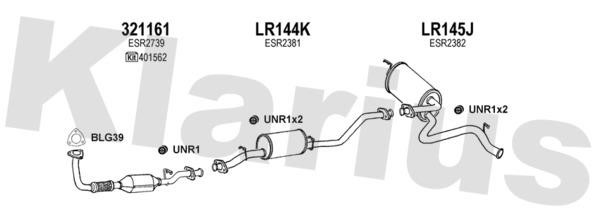  090145U Exhaust system 090145U: Buy near me in Poland at 2407.PL - Good price!