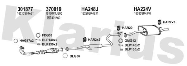 Klarius 420227U Система випуску відпрацьованих газів 420227U: Купити у Польщі - Добра ціна на 2407.PL!
