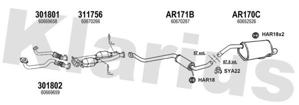  030300U Exhaust system 030300U: Buy near me in Poland at 2407.PL - Good price!