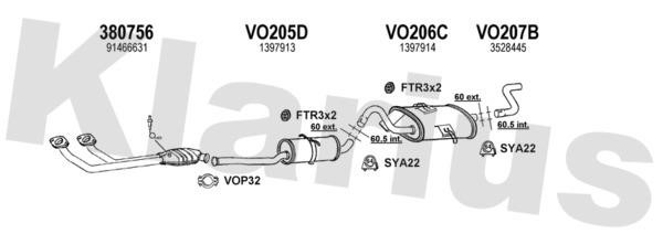  960091U Exhaust system 960091U: Buy near me in Poland at 2407.PL - Good price!