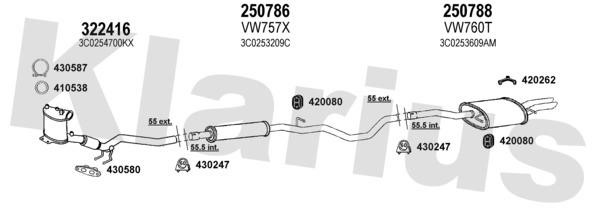  931464E Exhaust system 931464E: Buy near me in Poland at 2407.PL - Good price!