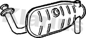 Klarius RN66D Предглушитель выхлопных газов RN66D: Отличная цена - Купить в Польше на 2407.PL!