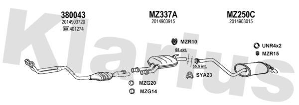  600238U Abgasanlage 600238U: Kaufen Sie zu einem guten Preis in Polen bei 2407.PL!