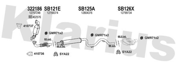  750206U Exhaust system 750206U: Buy near me in Poland at 2407.PL - Good price!