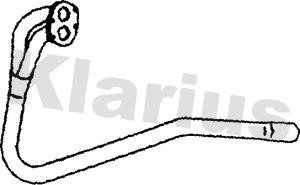 Klarius LL1J Exhaust pipe LL1J: Buy near me in Poland at 2407.PL - Good price!