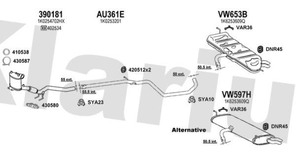  931447U Exhaust system 931447U: Buy near me in Poland at 2407.PL - Good price!