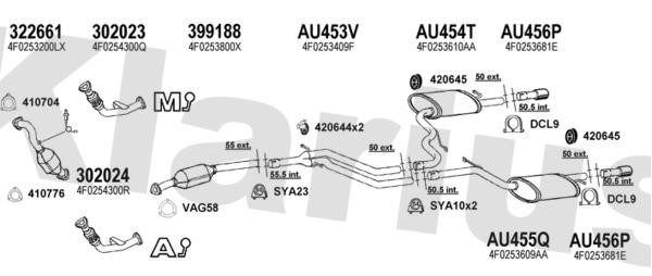 Klarius 940757U Система випуску відпрацьованих газів 940757U: Приваблива ціна - Купити у Польщі на 2407.PL!
