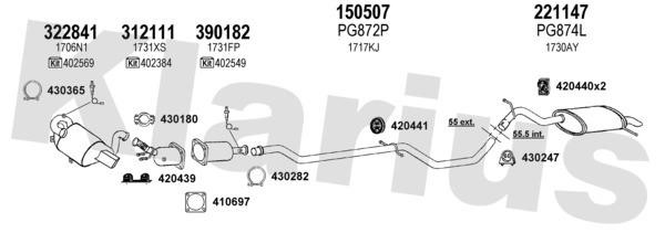  631317E Exhaust system 631317E: Buy near me in Poland at 2407.PL - Good price!
