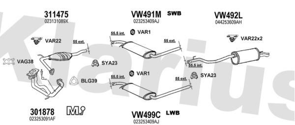  931317U Abgasanlage 931317U: Kaufen Sie zu einem guten Preis in Polen bei 2407.PL!