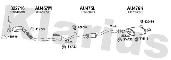  940827U Exhaust system 940827U: Buy near me in Poland at 2407.PL - Good price!