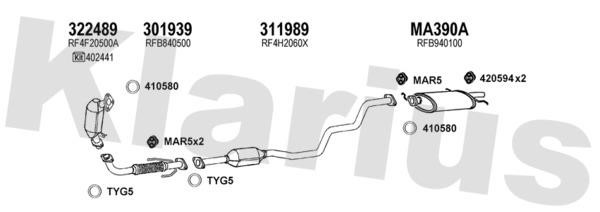  570280U Exhaust system 570280U: Buy near me in Poland at 2407.PL - Good price!