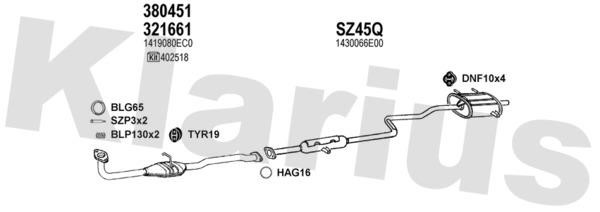  820058U Exhaust system 820058U: Buy near me in Poland at 2407.PL - Good price!