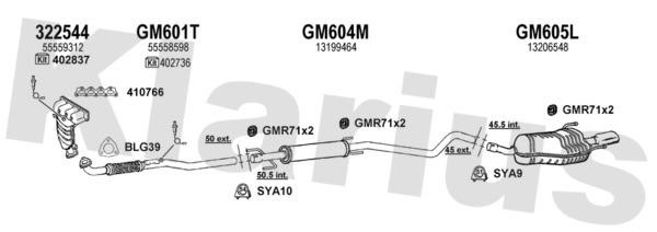  391620U Exhaust system 391620U: Buy near me in Poland at 2407.PL - Good price!