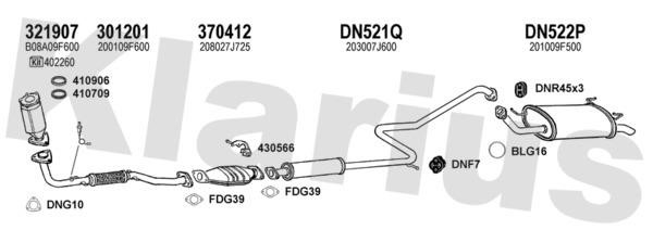  270418U Exhaust system 270418U: Buy near me in Poland at 2407.PL - Good price!