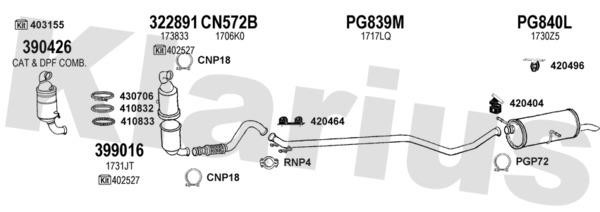 Klarius 631172U Exhaust system 631172U: Buy near me in Poland at 2407.PL - Good price!