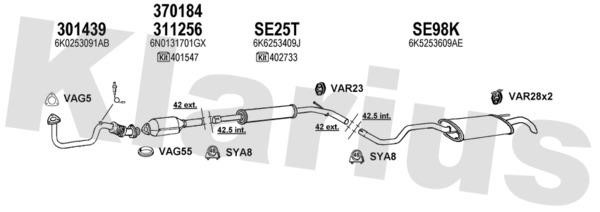  790122U Exhaust system 790122U: Buy near me in Poland at 2407.PL - Good price!