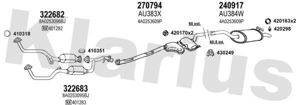  940503E Exhaust system 940503E: Buy near me in Poland at 2407.PL - Good price!