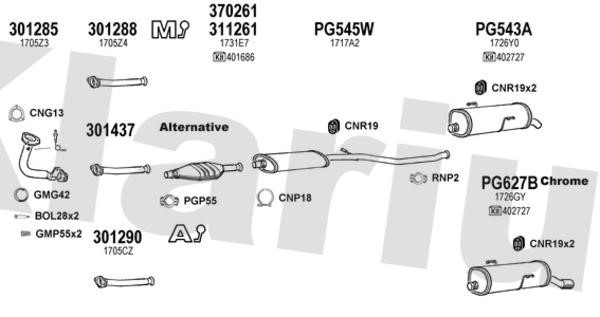  630520U Exhaust system 630520U: Buy near me in Poland at 2407.PL - Good price!