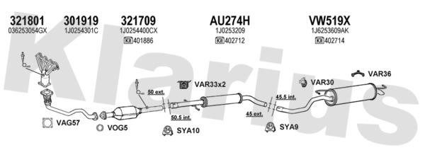  790239U Система выпуска отработаных газов 790239U: Отличная цена - Купить в Польше на 2407.PL!