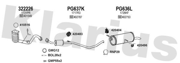 Klarius 180714U Exhaust system 180714U: Buy near me in Poland at 2407.PL - Good price!