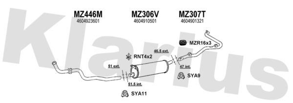  600199U Exhaust system 600199U: Buy near me in Poland at 2407.PL - Good price!