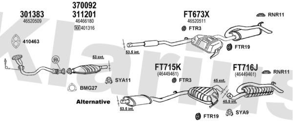  330729U Exhaust system 330729U: Buy near me in Poland at 2407.PL - Good price!