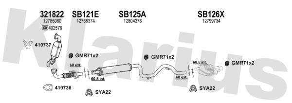  750219U Exhaust system 750219U: Buy near me in Poland at 2407.PL - Good price!