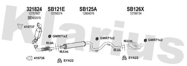  750191U Exhaust system 750191U: Buy near me in Poland at 2407.PL - Good price!