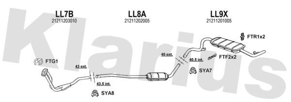  490005U Exhaust system 490005U: Buy near me in Poland at 2407.PL - Good price!