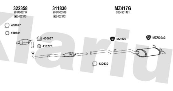  600549U Exhaust system 600549U: Buy near me in Poland at 2407.PL - Good price!