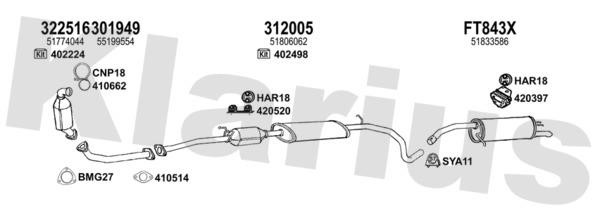  330990U Exhaust system 330990U: Buy near me in Poland at 2407.PL - Good price!