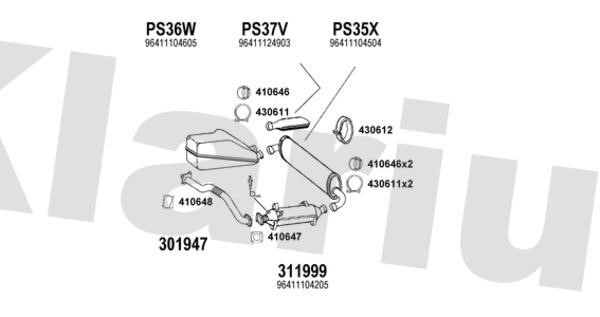  680020U Exhaust system 680020U: Buy near me in Poland at 2407.PL - Good price!