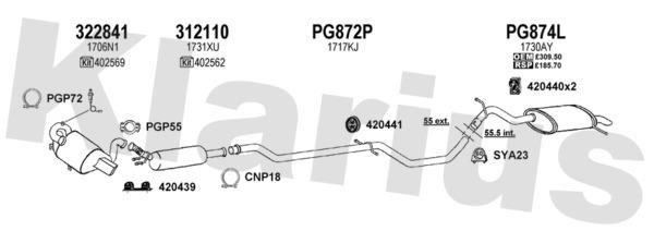  631388U Система випуску відпрацьованих газів 631388U: Приваблива ціна - Купити у Польщі на 2407.PL!