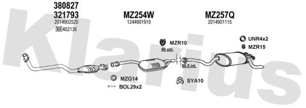  600466U Exhaust system 600466U: Buy near me in Poland at 2407.PL - Good price!
