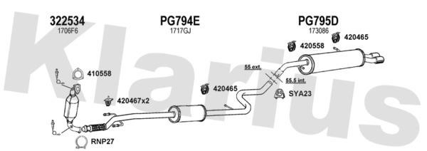  631132U Система випуску відпрацьованих газів 631132U: Приваблива ціна - Купити у Польщі на 2407.PL!