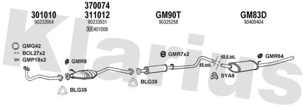  390566U Exhaust system 390566U: Buy near me in Poland at 2407.PL - Good price!