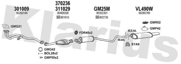  390464U Exhaust system 390464U: Buy near me in Poland at 2407.PL - Good price!