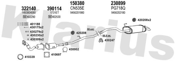  330964E Abgasanlage 330964E: Kaufen Sie zu einem guten Preis in Polen bei 2407.PL!