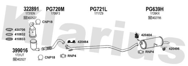 Klarius 180619U Система выпуска отработаных газов 180619U: Отличная цена - Купить в Польше на 2407.PL!