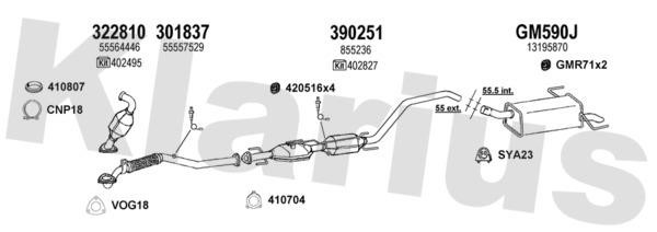  391751U Exhaust system 391751U: Buy near me in Poland at 2407.PL - Good price!