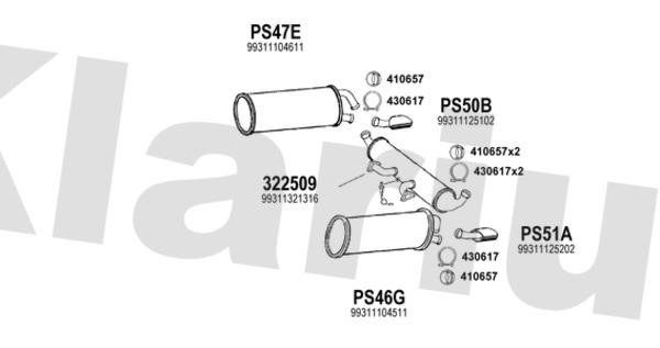  680029U Exhaust system 680029U: Buy near me in Poland at 2407.PL - Good price!