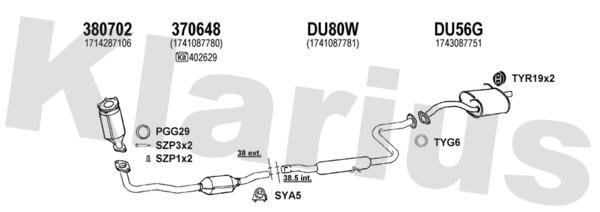  300048U Exhaust system 300048U: Buy near me in Poland at 2407.PL - Good price!